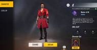 K character in Free Fire